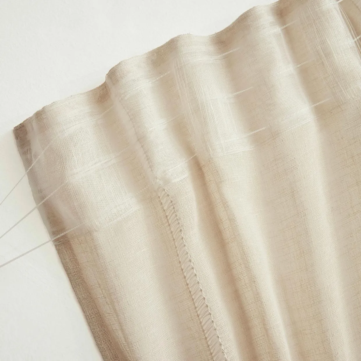 Voilage galon fronceur (280 x 240 cm) Léontine Beige