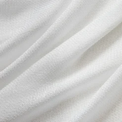 Voilage galon fronceur effet lin (280 x 240 cm) Luca Blanc