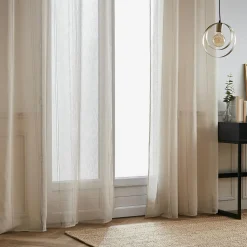 Voilage œillets (140 x 240 cm) Léontine Beige