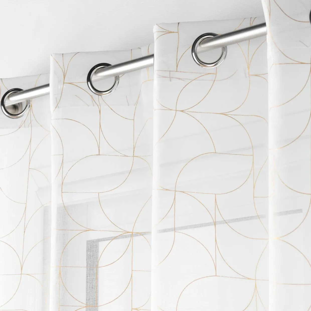 Voilage œillets (140 x 240 cm) Louxor Blanc