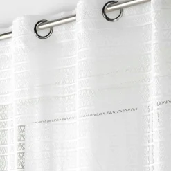 Voilage maille (140 x 240 cm) Naomie Blanc