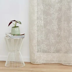 Voilage tissé (140 x 240 cm) Karla Taupe