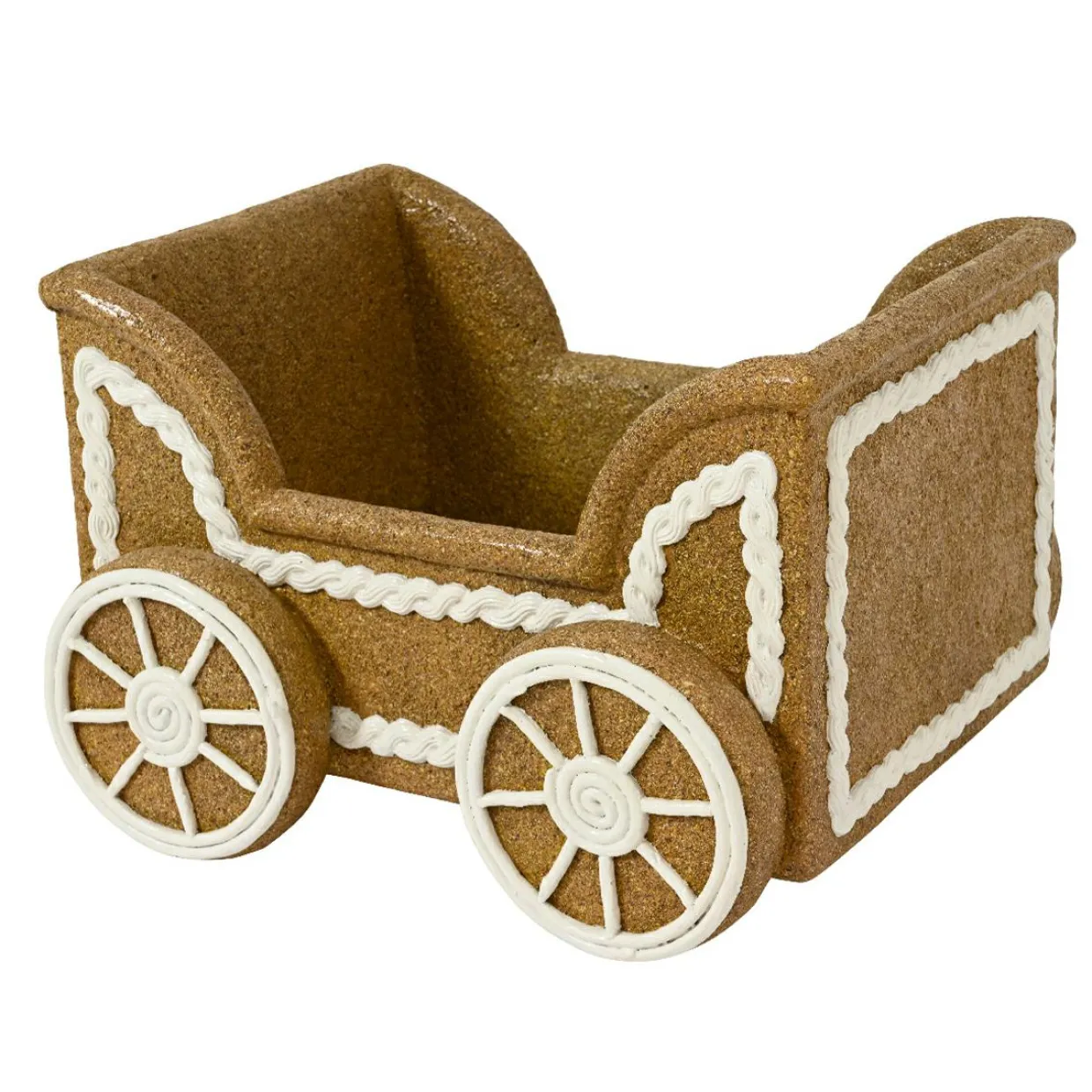 Wagon de Noël Géant (56 x H38 cm) Pain d'épices Gourmand